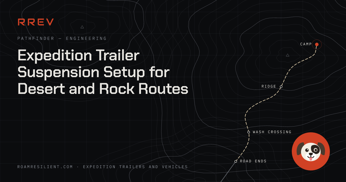 Expedition Trailer Suspension Setup for Desert and Rock Routes | RREV ...